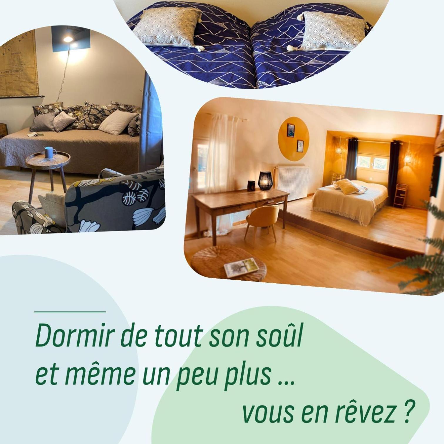 Bed and Breakfast Le Repaire De La Reveuse Saint-Frajou Exterior foto